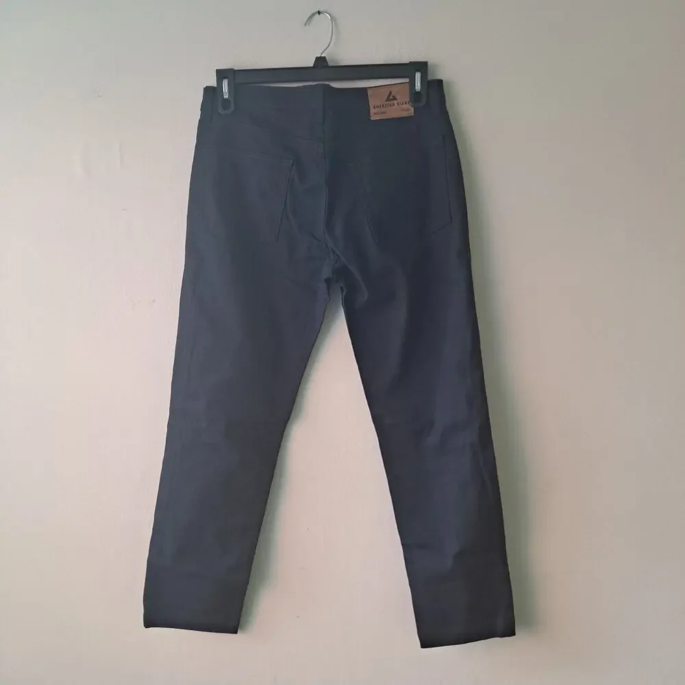 American Giant Roughneck Work Pants Straight Stretch Canvas Navy Mens 32W NWOT - Picture 5 of 11